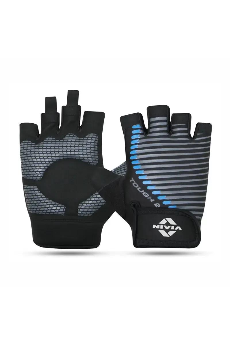 Nivia Tough 2 Unisex Gloves (Blue Pack of 1) - image 3