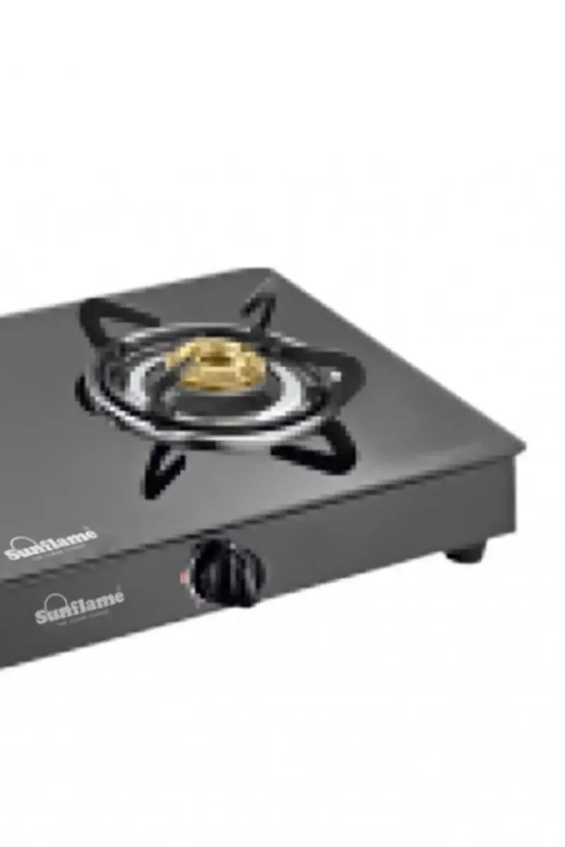 Sunflame Prime 2 Burner Toughened Glasstop Gas Stove | Gas Cooktop (Black) - image 3