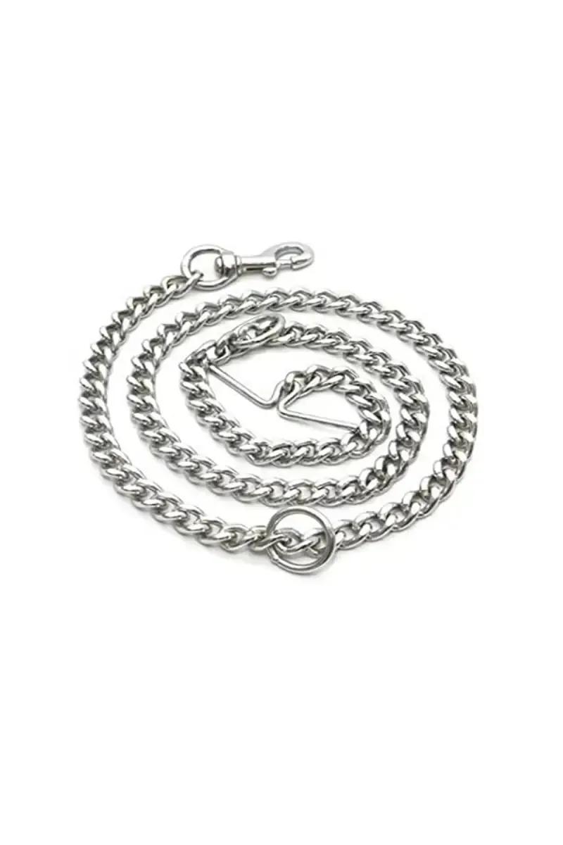 Stainless Steel Dog Leash (Silver) - image 2