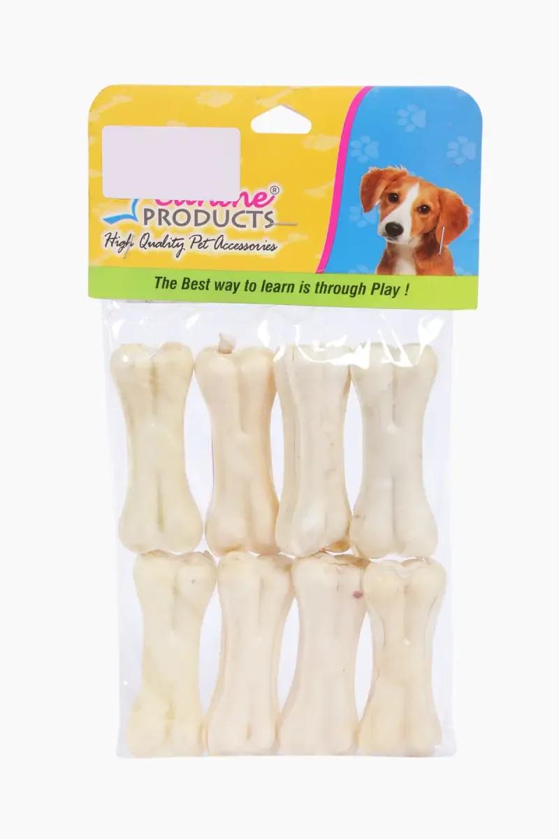 Canine Dog Bones 3 inch (White) - Pack of 8 - image 1