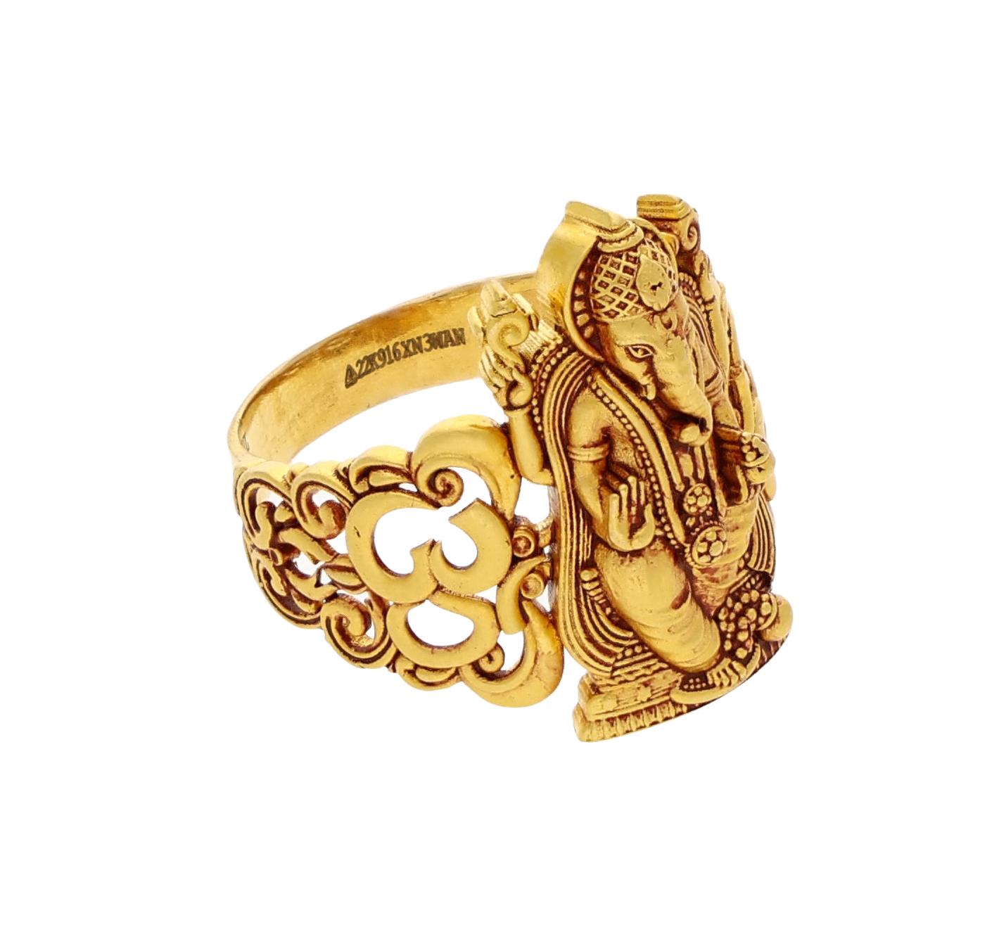 Lord Ganesha Design Ring - image 2