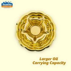 BRASS AGAL FIVE STAR DEEPAM W/PLATE NO.1 - image 2