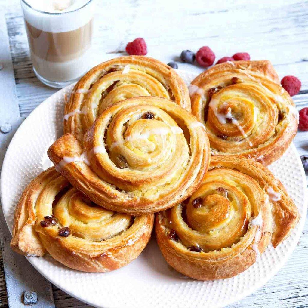 Danish Custard Swirl Bun - image 2