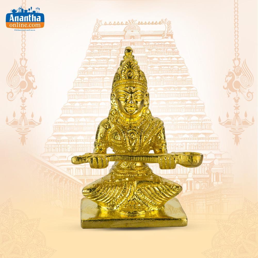 BRASS STATUE ANNAPURNAI NO. 6 - image 1