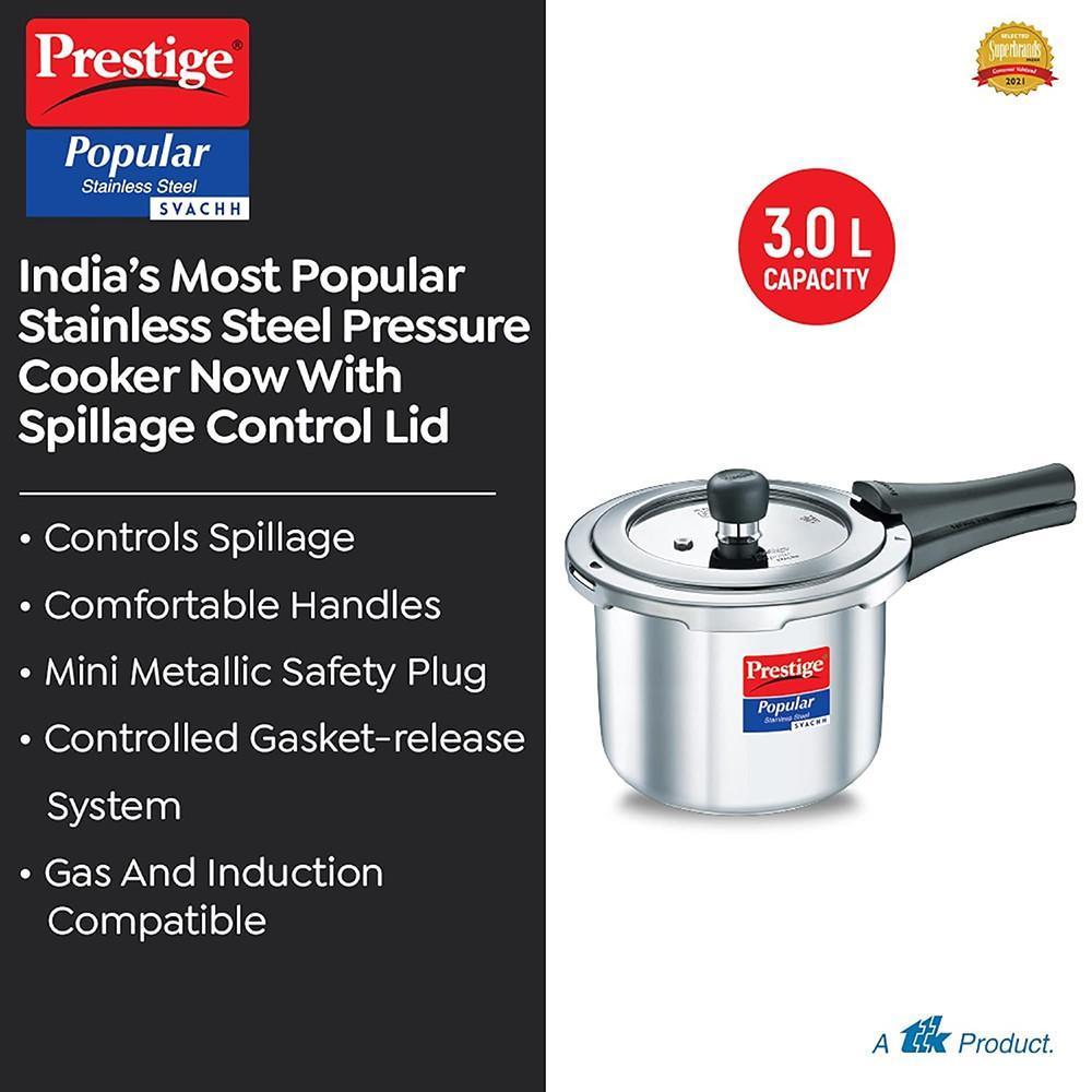 PRESTIGE COOKER SS POPULAR SVACHH 3.0 LITRES - image 3