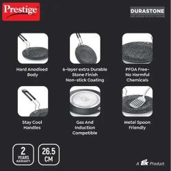 PRESTIGE NS DURA STONE HA CONCAVE TAWA 26.5CM - image 2