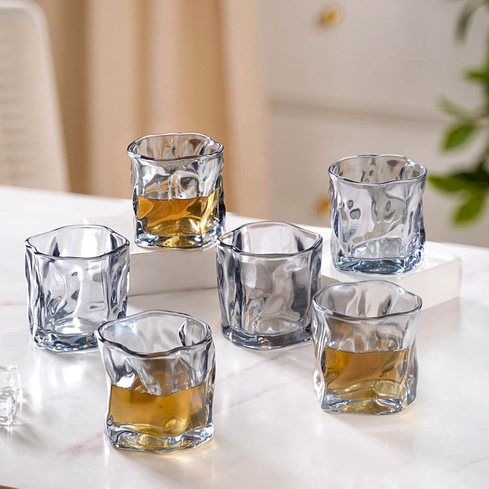 Crystal Water Glass Grey Set of 6 - image 1