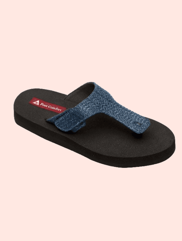 Podolite Orthotic Dual Cushion Ortho Slippers for Women | Two Layer of Comfort Insoles For Extra Comfort | Reduces Stress On Feet - image 2