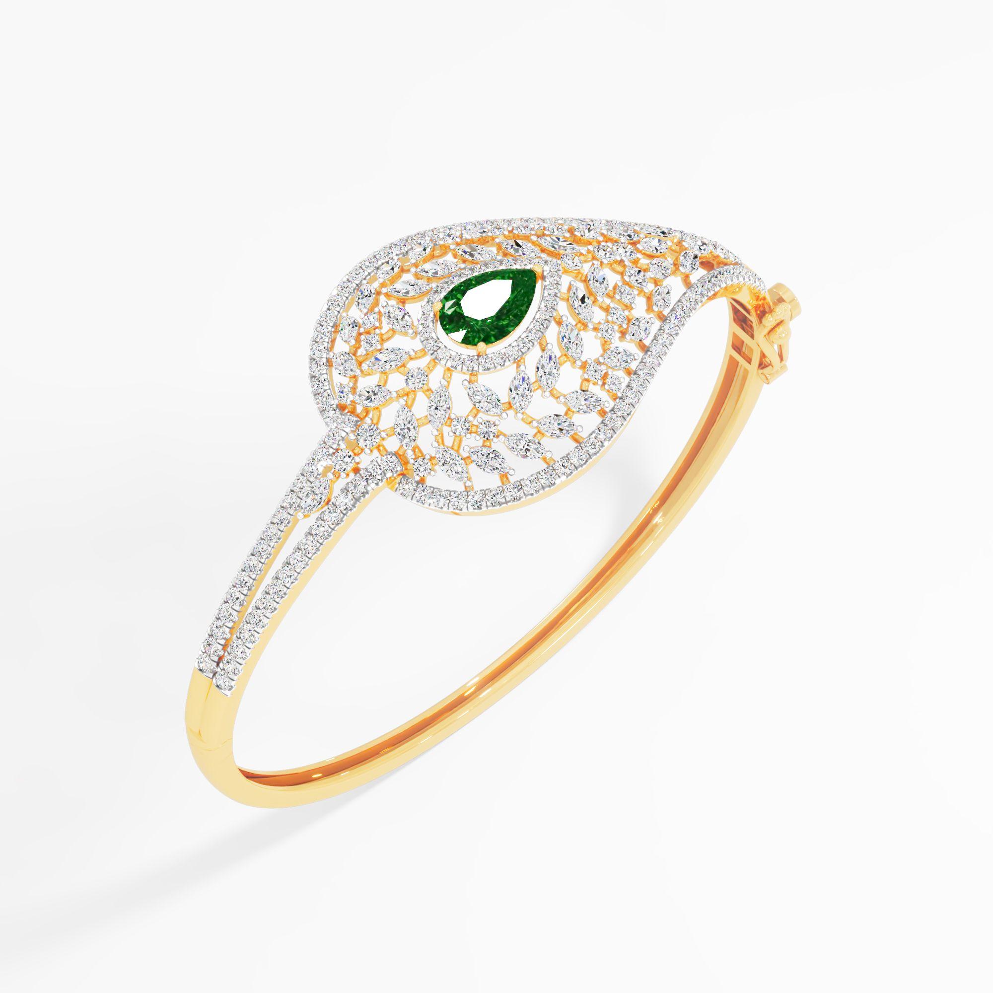 Nayra Teardrop Regal Bracelet - image 2