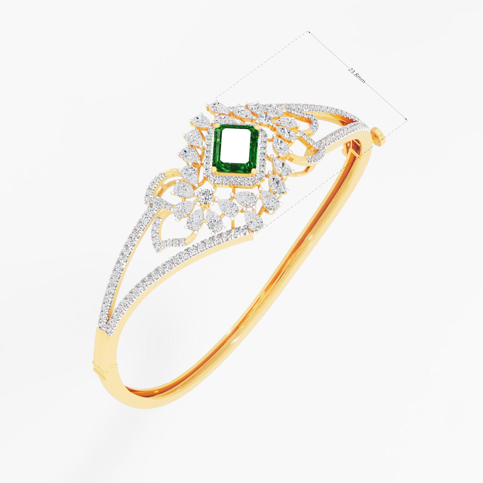 Aaryaa Vintage Crown Bracelet - image 2