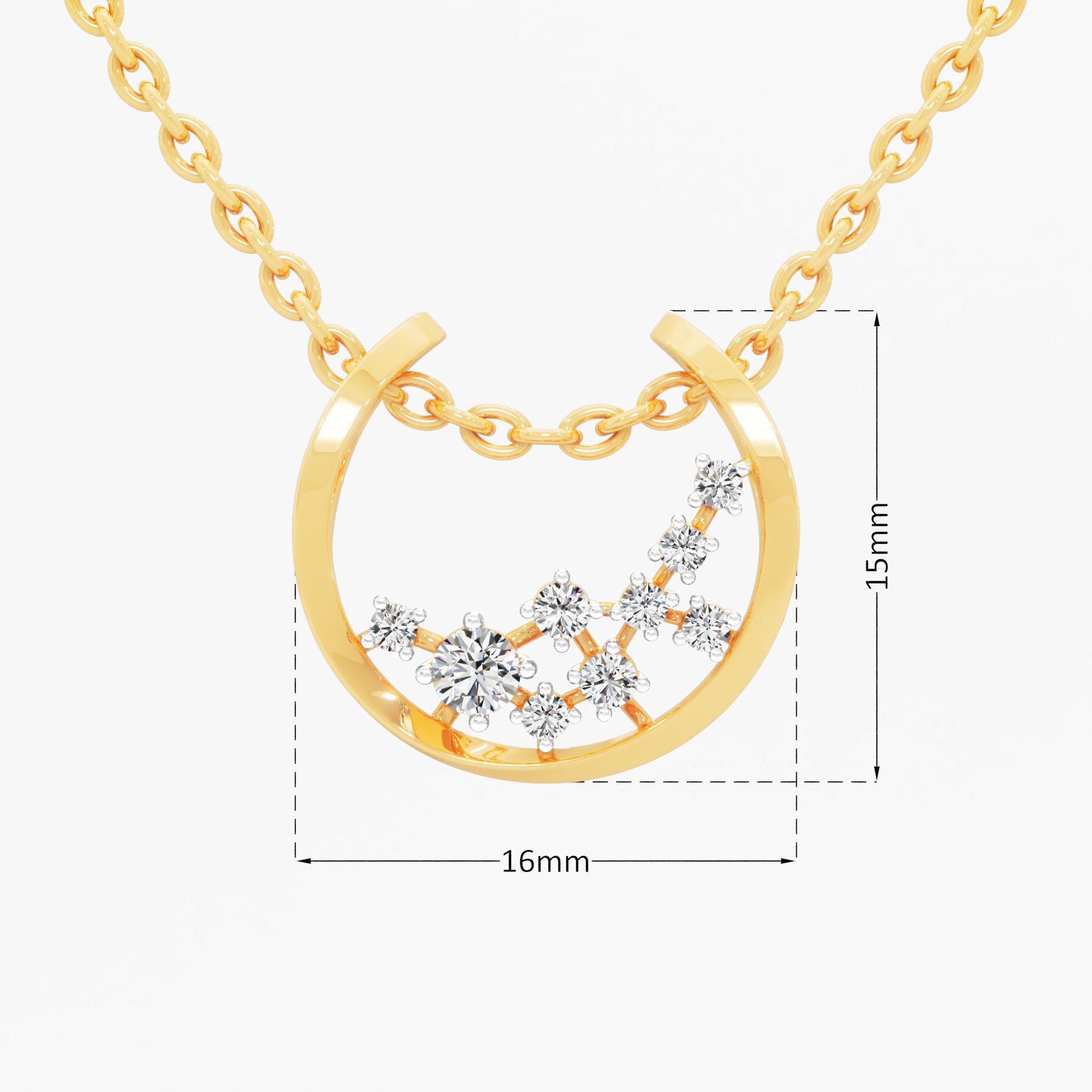 Stars constellation Diamond Pendant - image 2