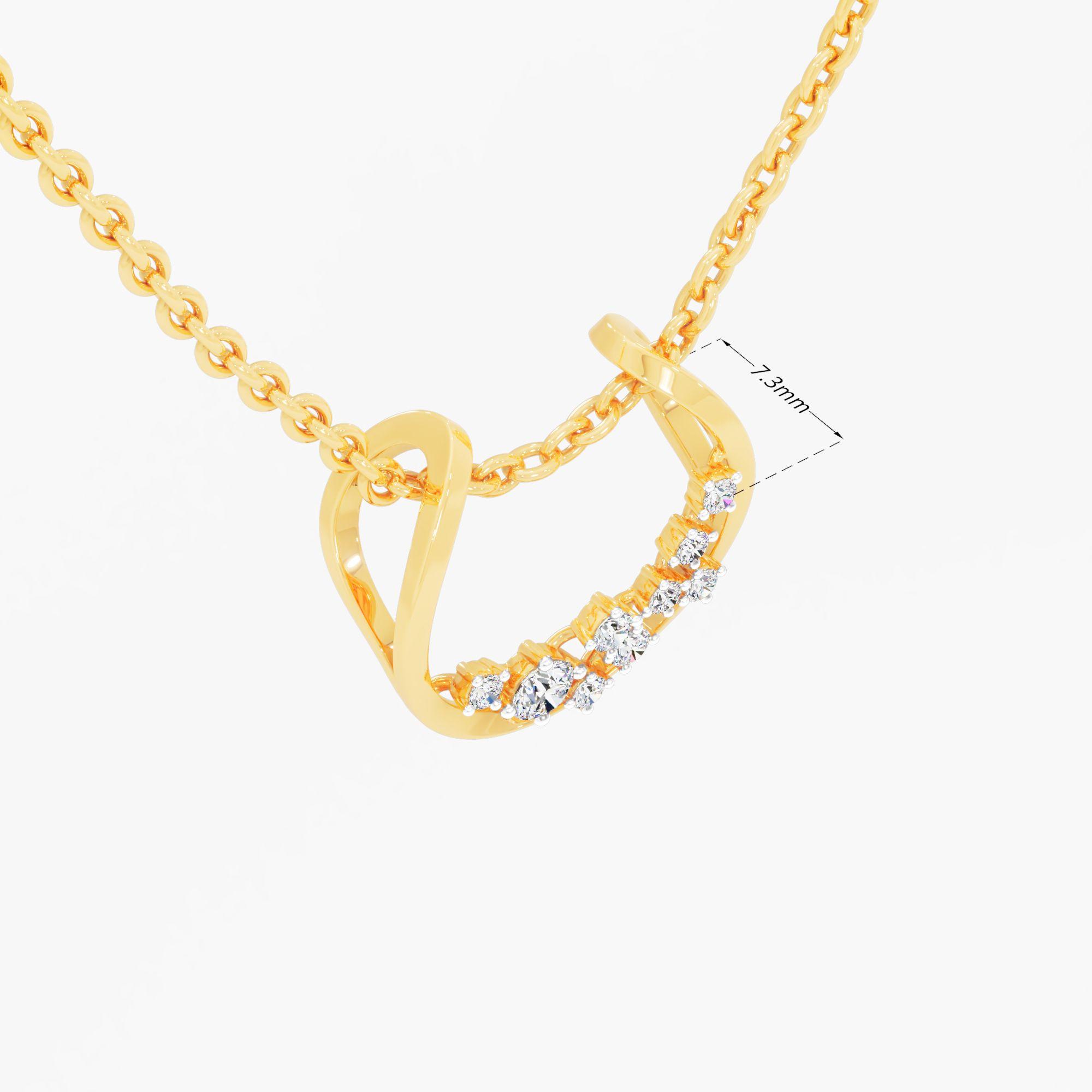 Stars constellation Diamond Pendant - image 3