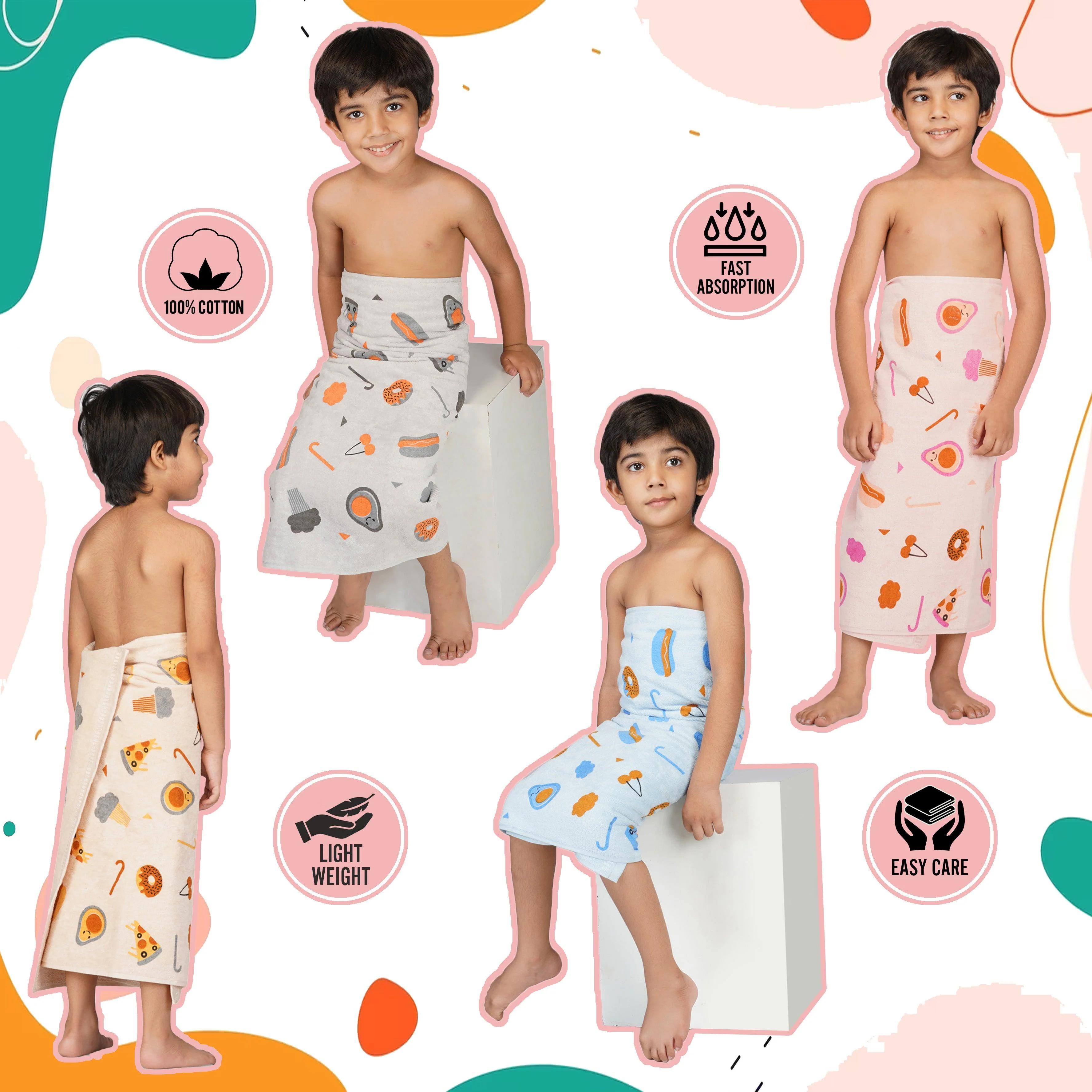 Rangoli 100% Cotton Kids Bath Towel Set of 4 - image 4