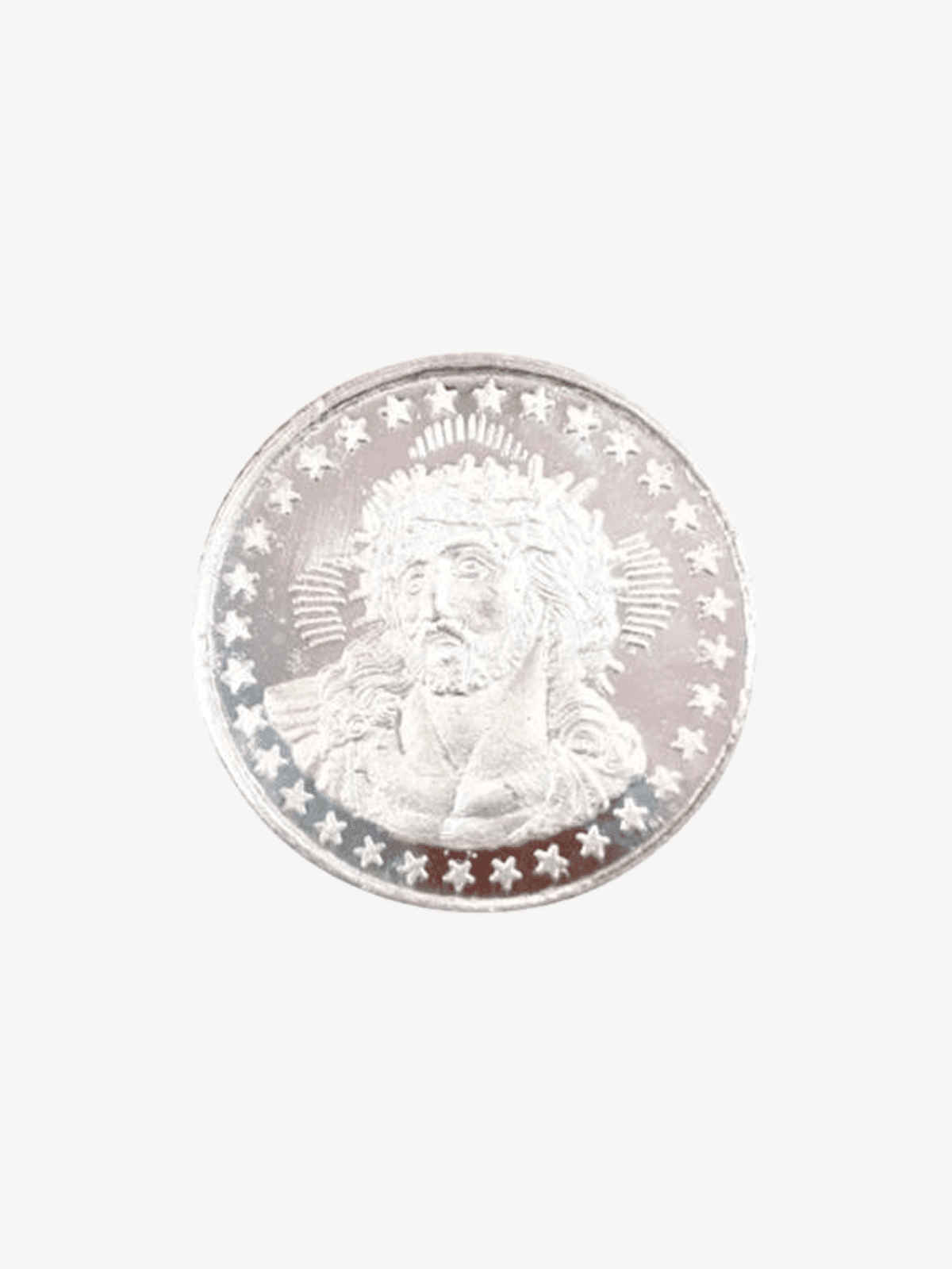 Jesus Christ Silver Coin – Divine Christian Gift - image 1