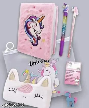 Unicorn Fur Diary – Soft Furry Notebook for Girls & Kids - image 3