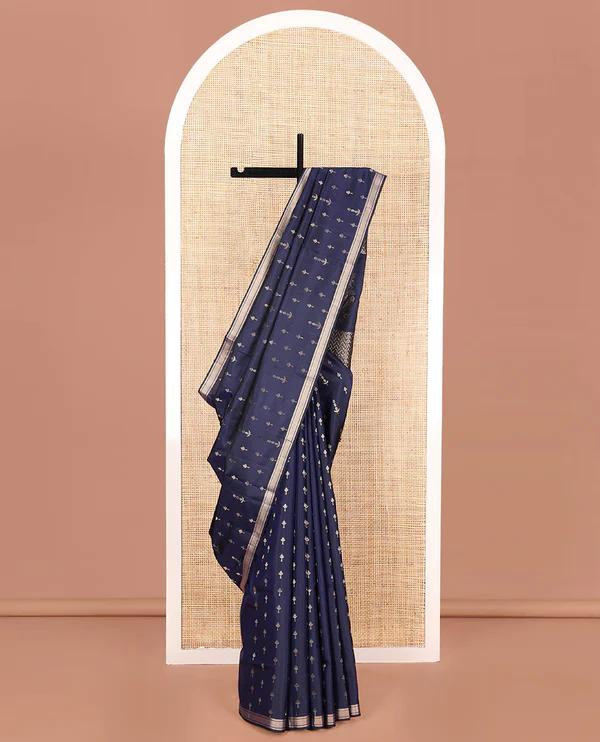 Bluee Mayuri Soft Silk Saree - image 1