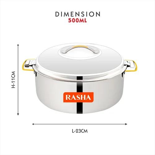 RASHA Stainless Steel Hot Pot 500ML - image 3