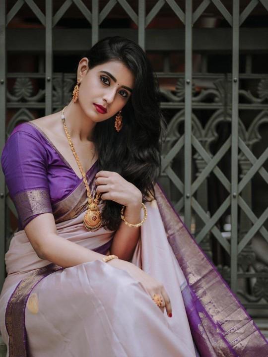 Women Design cotten Saree - image 1