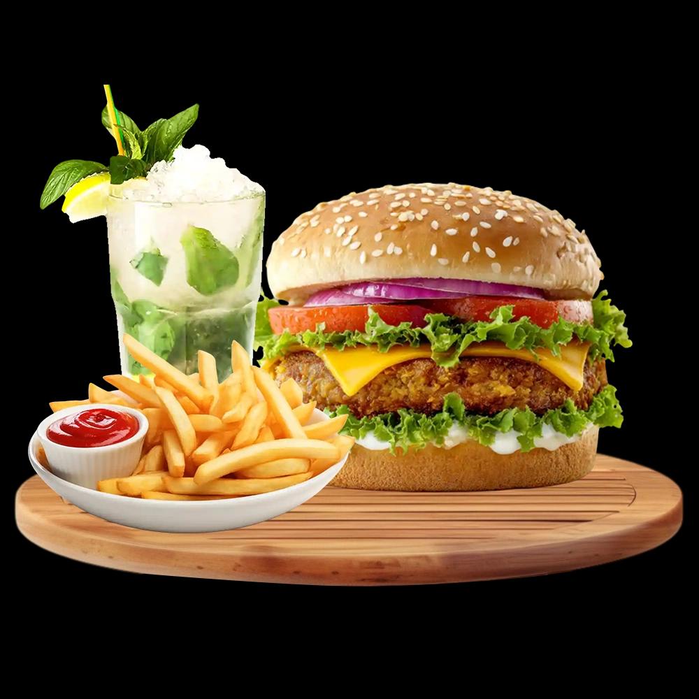 Veg Burger Combo - image 1