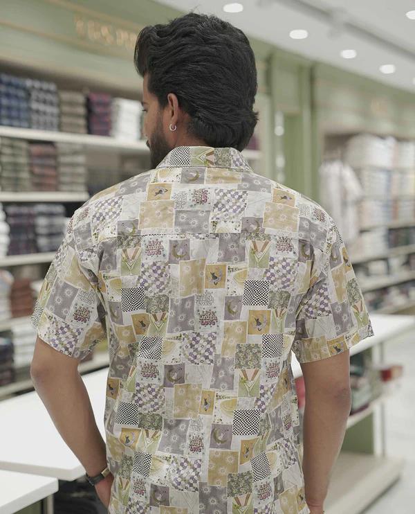 Multi-Color Cotton-Blended Casual Shirt - image 3