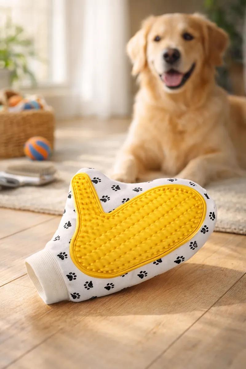 Canine Pet Grooming Glove Brush for Dogs- Pack of 1 - image 1