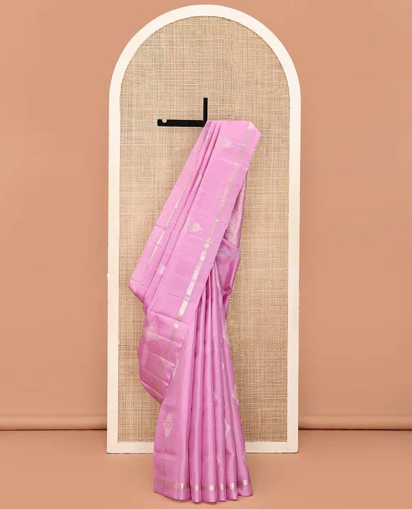 Pink Mayuri Soft Silk Saree - image 1