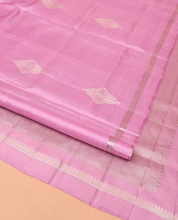 Pink Mayuri Soft Silk Saree - image 5