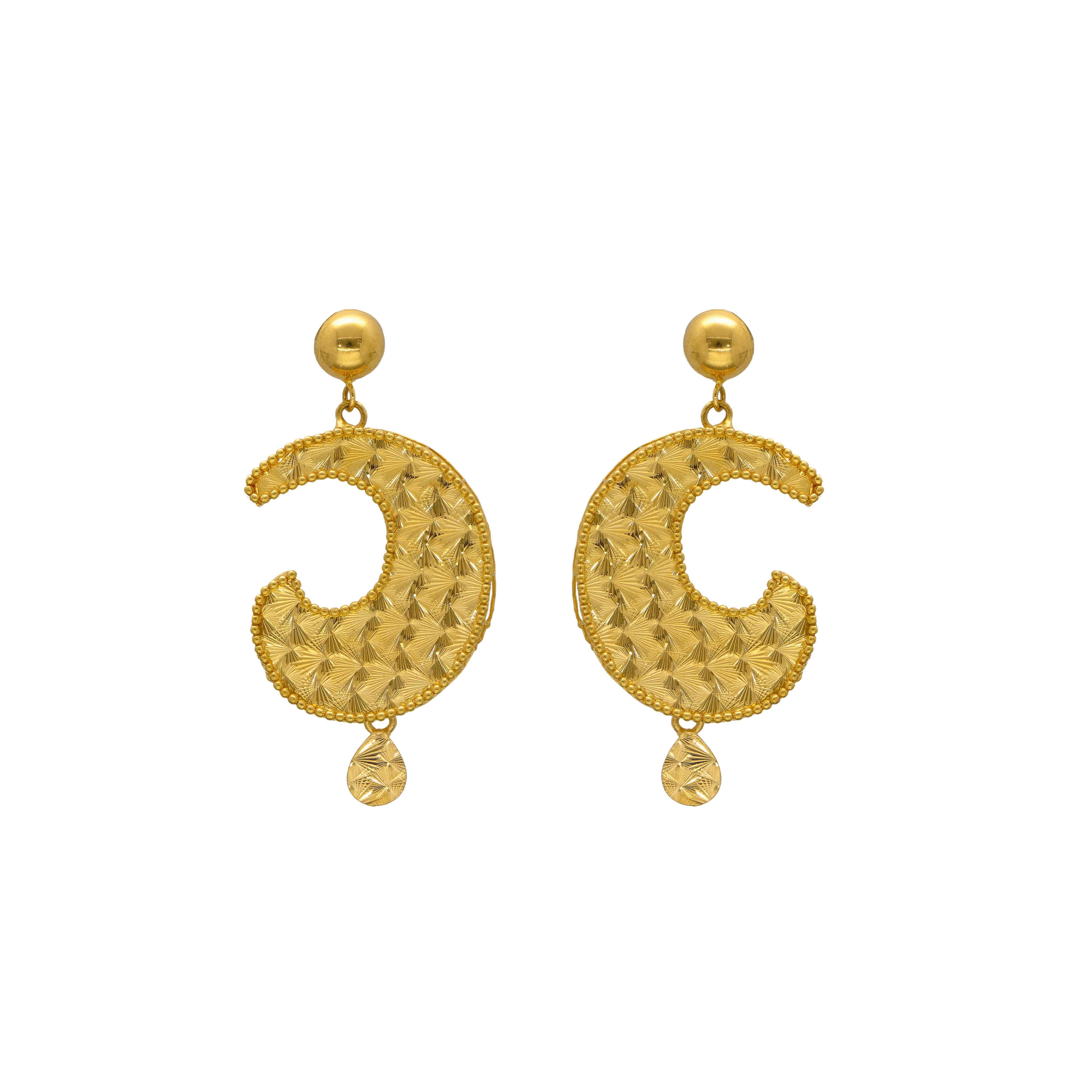 Half Moon Design Stud - image 1