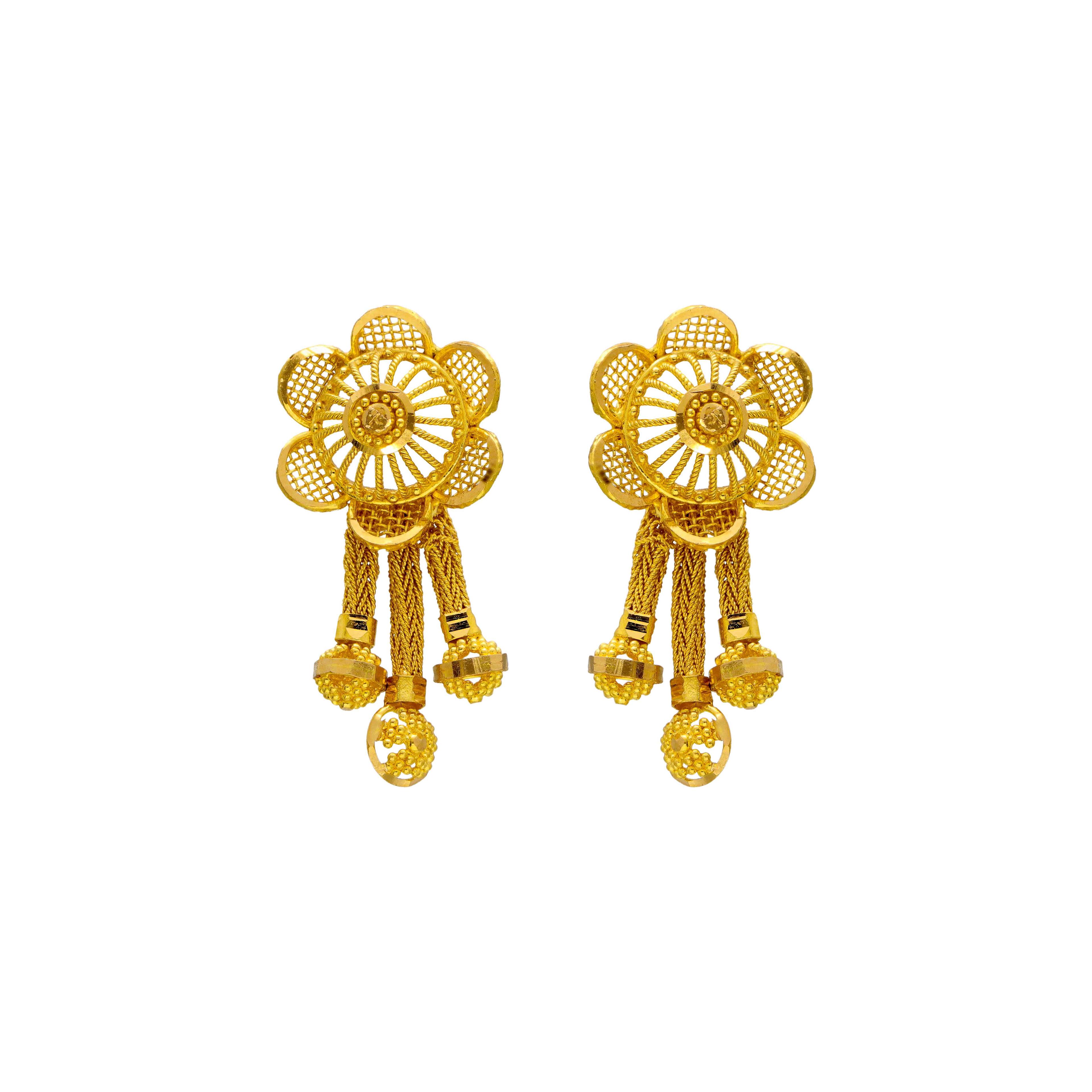 Sun Flower Design Stud - image 1