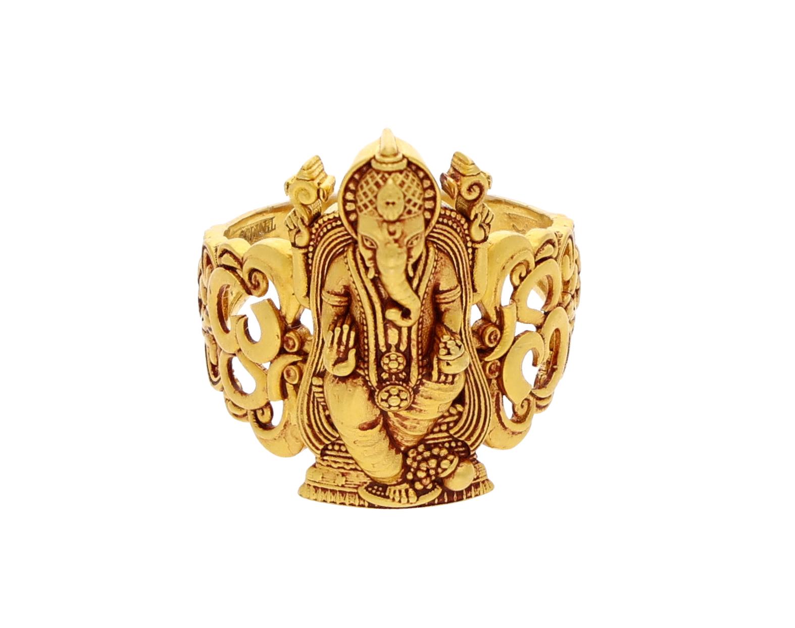Lord Ganesha Design Ring - image 1