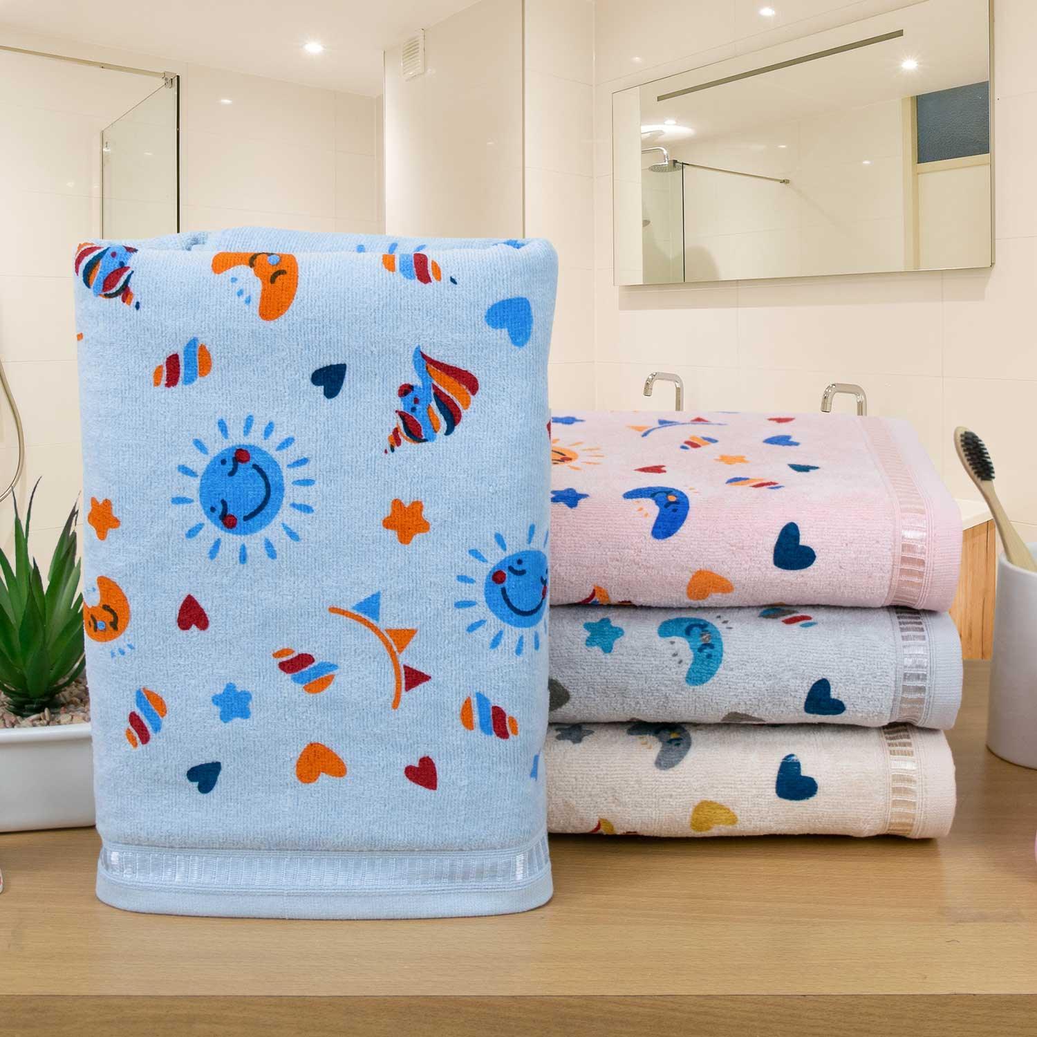 Set Of 4 Unicorn Printed Kids Towel - image 1