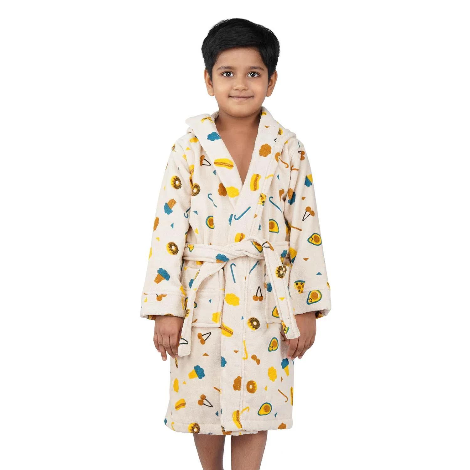 Rangoli Bathrobe 400 GSM For Kids - image 1