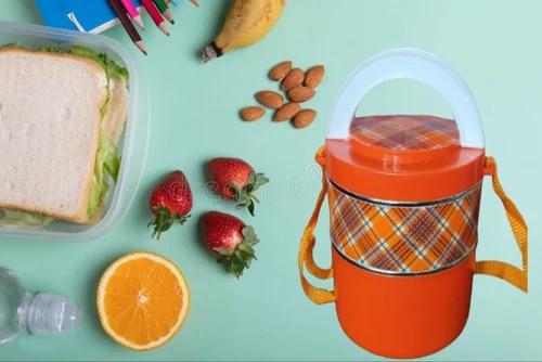 2 container insulated adjustable tiffin with extra conmtainer inside - image 1