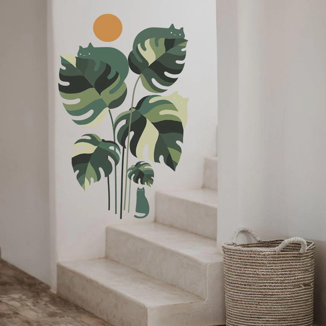 Monstera Wall Sticker 60Cm * 90Cm - image 3