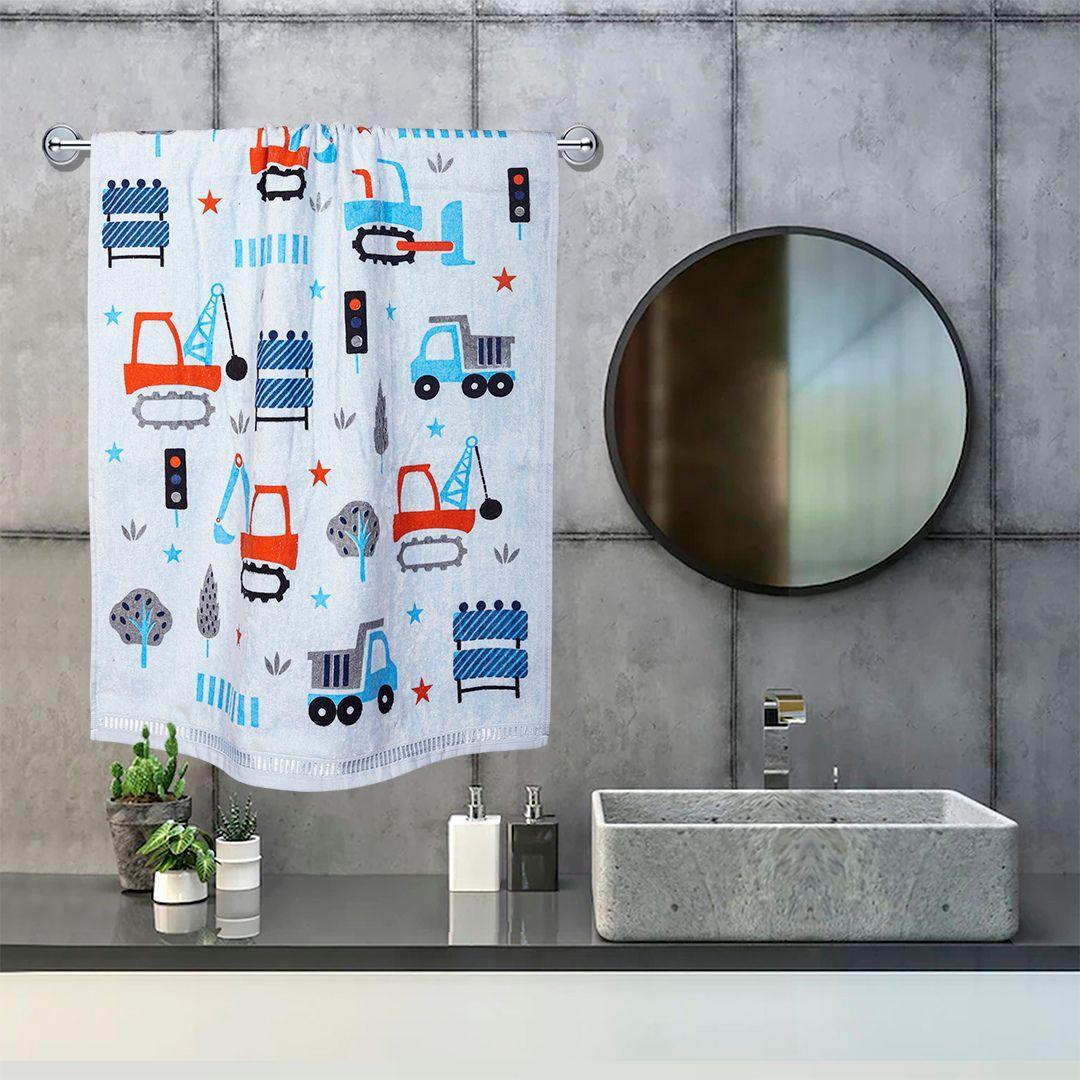 Rangoli Kids Printed Cotton Bath Towel - image 2