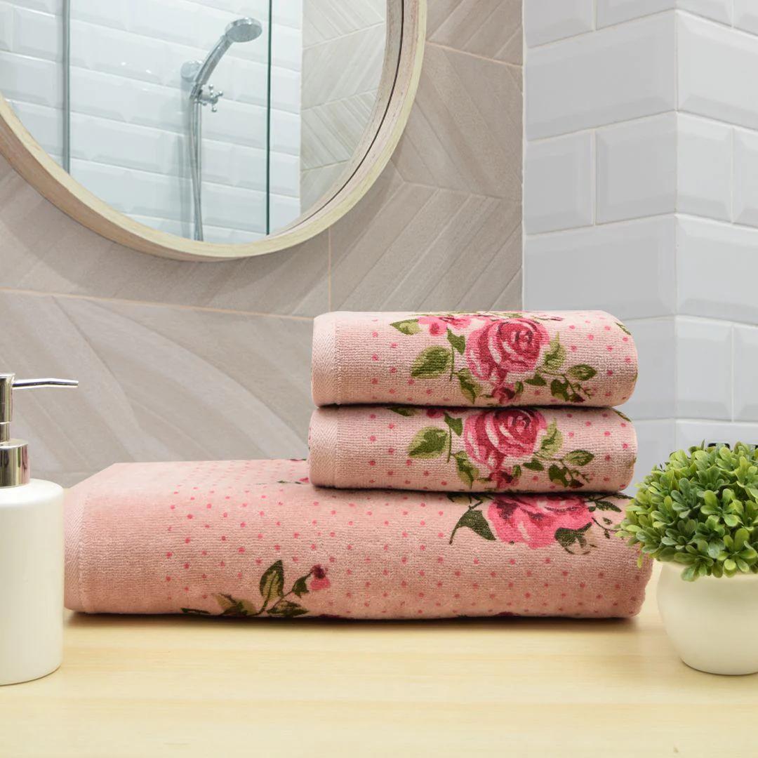 Blossom 450 GSM Cotton Towel Set of 3 - image 4