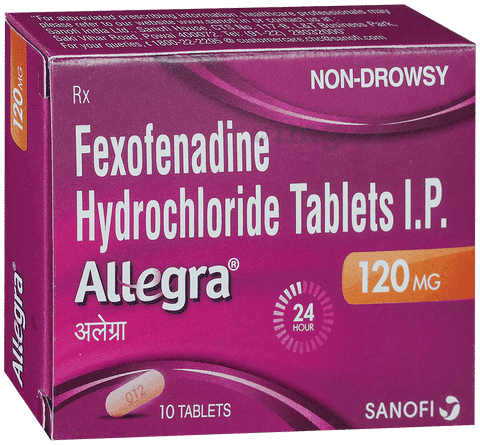 Allegra 120mg Tablet - image 5