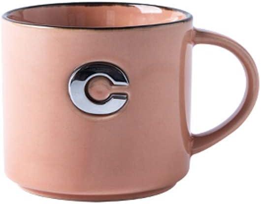 Simple Ceramic Coffee Mug – Couple Breakfast Cup (Color A) - image 1