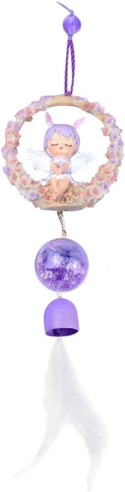 Car Hanging Ornament – Cute Plush Feather Pendant (Purple) - image 3