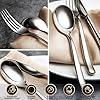 24-Piece Stainless Steel Cutlery Set with Holder – Silver - image 3