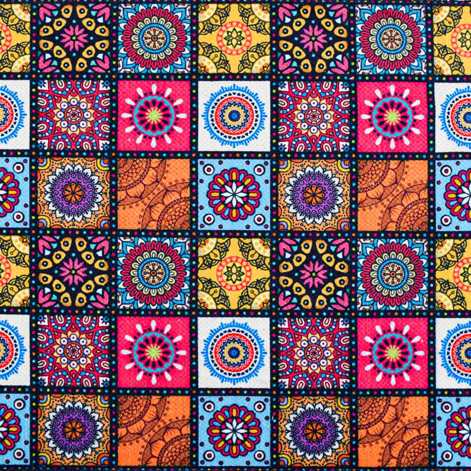 Rangoli Abstract Mandala Design Anti Skid Carpet - image 2