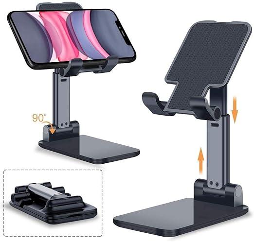 Hold Up Adjustable Foldable Phone & Tablet Stand – White - image 1