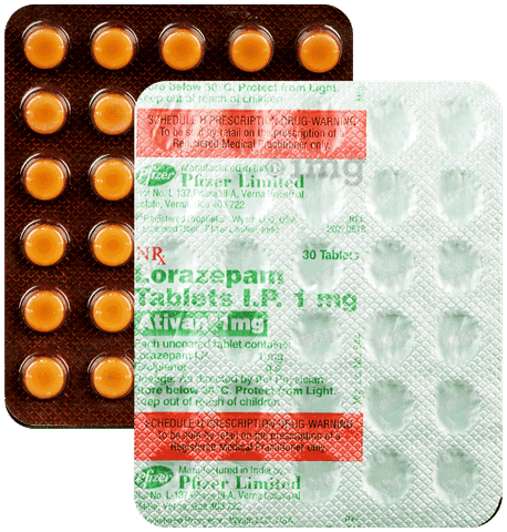 Ativan 1mg Tablet