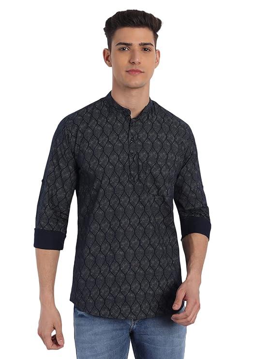 Majestic Men's Cotton Printed Designer Shirt - image 1