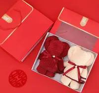 Premium Bear Design Cotton Towel Set – 2 in 1 Bath & Face Towel Gift Set - image 1