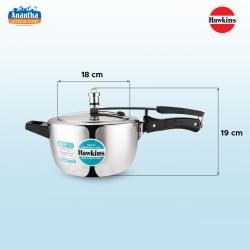 HAWKINS SS TRIPLY COOKER 3.5 LITRES - image 3