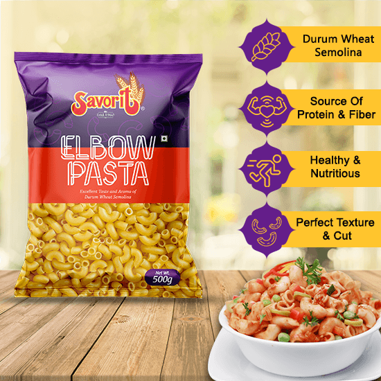 Savorit Durum Wheat Pasta 500g (Elbow) - image 2