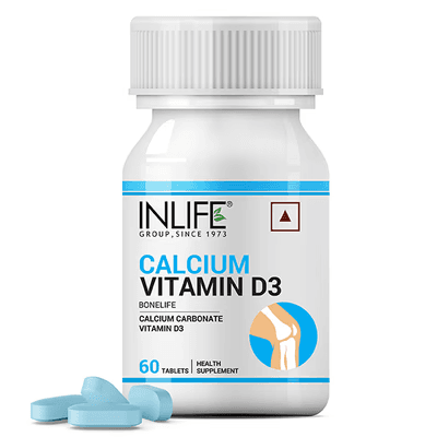 INLIFE Calcium Vitamin D3 Tablets 60's