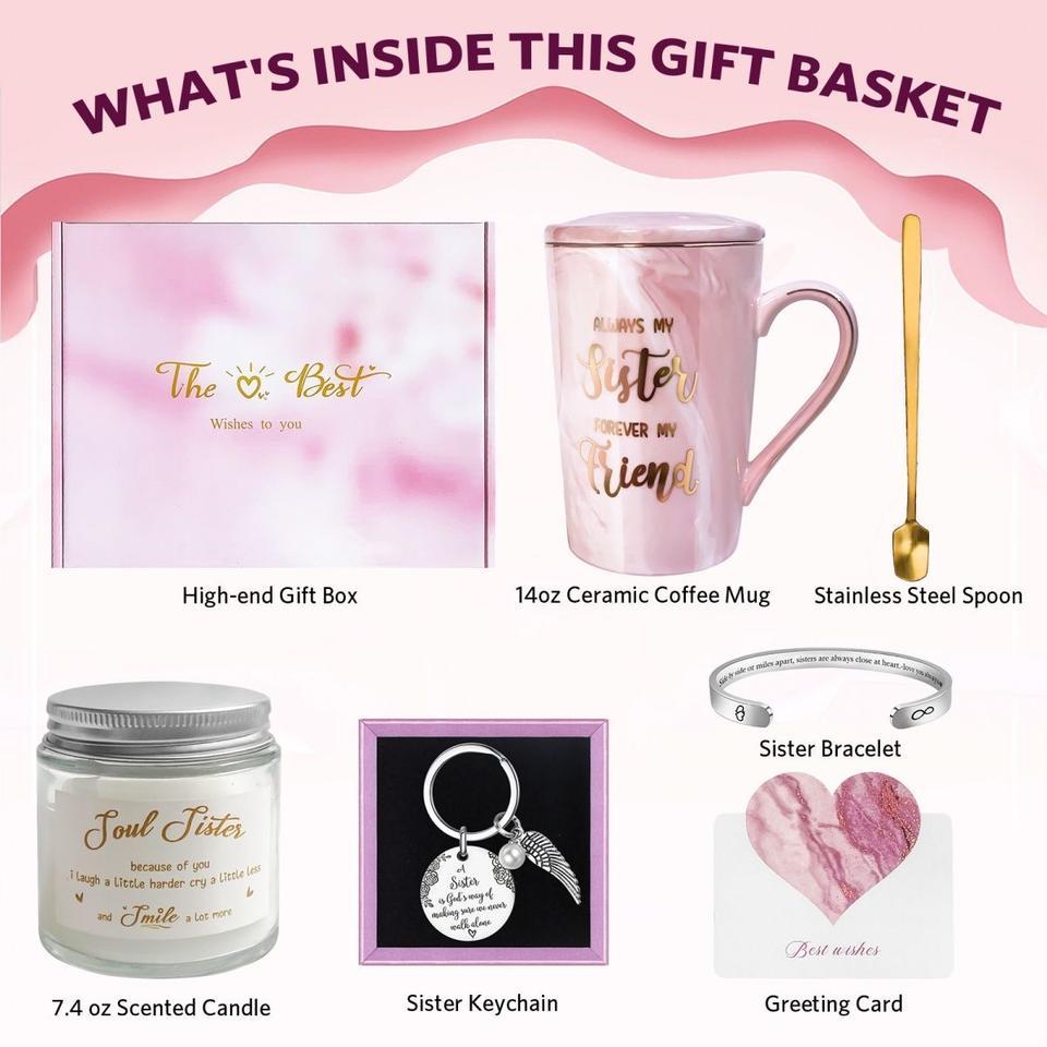 Funny 14 oz Ceramic Marble Mug Gift Set for Women - image 1