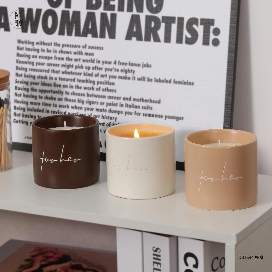 AIKUN Ceramic Jar Aromatherapy Candle – Luxury Soy Wax - image 3